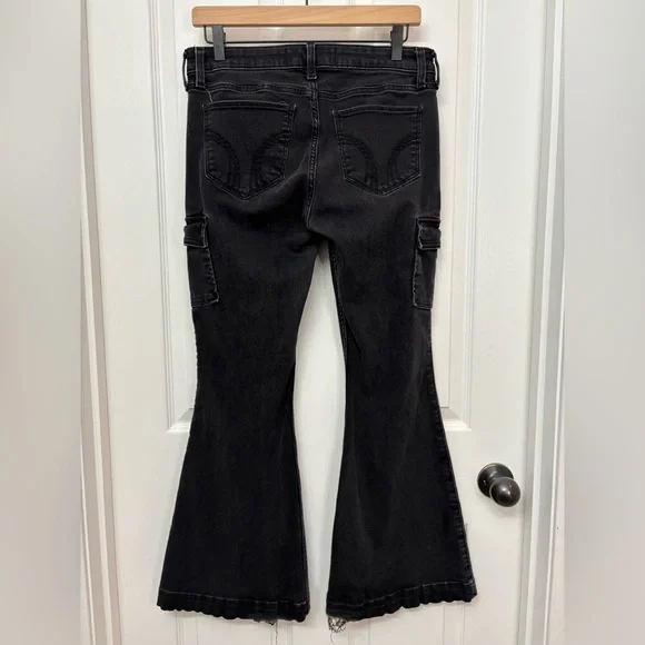 Black Vintage Flare Jeans | Hollister 9/8S - Picture 7 of 10